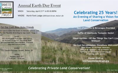 Annual Payette Land Trust Earth Day Celebration !