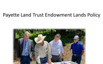 PLT Board Sets Policy on Trident and McCall Endowment Lands